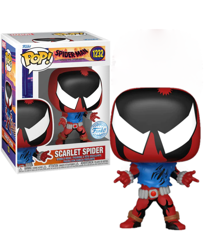 Funko Pop! Spider-Man: Across the Spider-Verse Scarlet Spider Exclus Collectibles