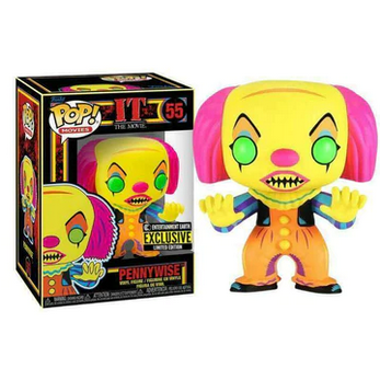 Funko Pop! IT The Movie: Pennywise Blacklight EE Exclusive #55