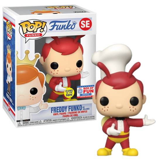 Funko Pop! Freddy Funko Jollibee (Glow) Box of Fun Exclusive 1000 PCS