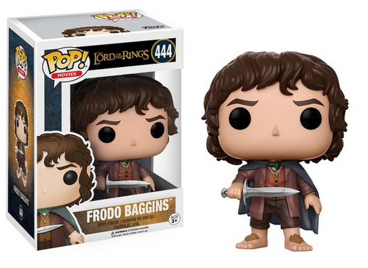 Funko Pop! The Lord of the Rings: Frodo Baggins #444 (Common Only)