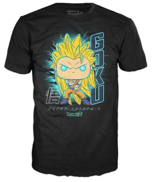 Funko Pop! Shirt: Dragonball Z - SSJ3 Goku (Large)