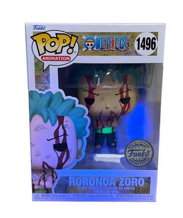 Funko Pop! One Piece: Zoro 'Nothing Happened' Error BL Belt (Special Edition) #1496 Hot Topic Exclusive